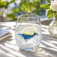 thumbnail image 3 of JWZZYD Artisanal Blue Ringed Octopus Glassware, 3.9" 2D Octopuses Stemless Wine Glasses, Handcrafted Marine Animal Bar Glass for Coastal Home Decor, Ocean Lovers(Whale-A, 1 Pack), 3 of 7