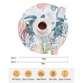 thumbnail image 6 of 13 Inch Round Placemats Set of 4, Sea Turtles Non Slip Heat Insulation PP Table Mats, Oceans Octopus Starfish Seahorse Coral Washable Place Mats for Kitchen Dining Party Table Decor, 6 of 7