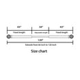 thumbnail image 7 of H.VERSAILTEX Adjustable Twist Cage Single Curtain Rod Set 3/4in Diameter 66-120in , Gold, 7 of 7