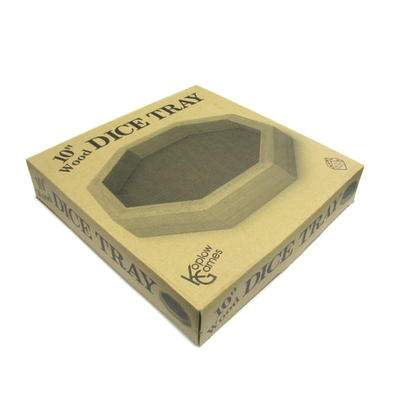 Koplow Dice Tray - 10" Wooden New