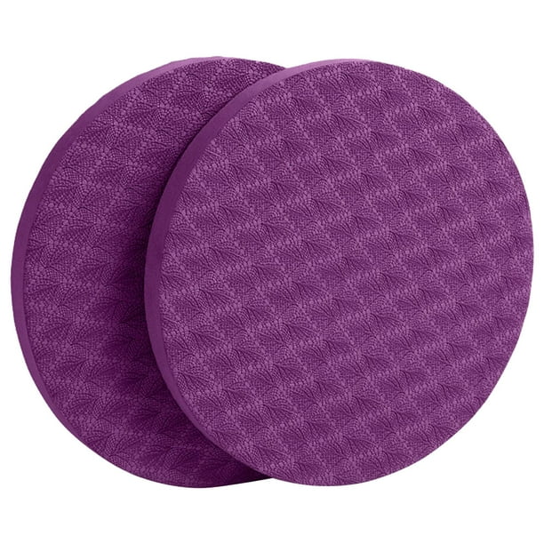 Small Round Yoga Mats for Knee Pads 1 Pair of Fitness Pillows