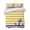 Yellow, variant on Quilts Twin Size, Anchor Gray Soft Comforter Bedding Set for Bed, Modern Navy Blue White Striped Nautical Lightweight Quilted Bedspread with Pillow Cover(2 Pieces) for All Season, 68x86 Inch