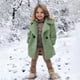 thumbnail image 4 of Gibobby Chaqueta de Forro Polar para bebés niñosAbrigo cálido de invierno para niñas, chaqueta de lana para niños pequeños, ropa de abrigo a de viento pa(Verde, 5-6 Años), 4 of 5