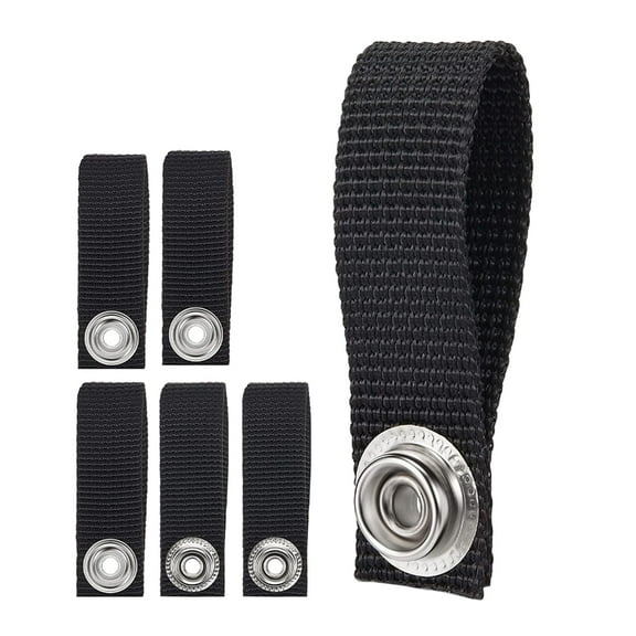 6 Pieces Hockey Helmet Chin Straps Detachable Helmet Chin Strap with Single Snap, Hockey Helmet Repair Accessories