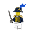 thumbnail image 5 of JoyRide Juego de 21 Mini Figuras de Soldados Medievales, Set de Bloques de Construcción de Comandante Naval, Juguetes Creativos DIY para Sorpresas Infantiles, 5 of 5