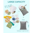 thumbnail image 3 of Bolsas húmedas y secas Babygoal, paquete de 3, impermeables para pañales de tela, 3 of 6