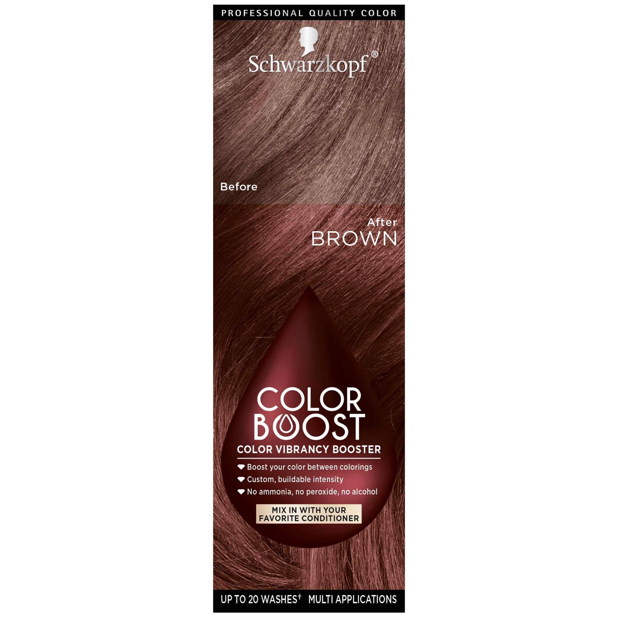 Schwarzkopf Color Boost Color Vibrancy Booster, Brown, 1 fl oz