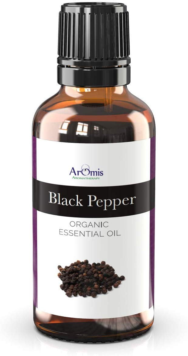 ArOmis Black Pepper Essential Oil - 100% Pure Therapeutic Grade - 30ml (1 Fl Oz), Undiluted, Premium, Oils Perfect for Aromatherapy Diffuser