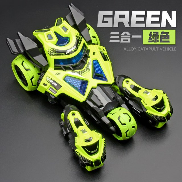 Vehículo de carreras todoterreno de tracción en las cuatro ruedas, vehículo de juguete para niño, coche, motocicleta, Auto eyección, modelo de simulación de carreras, regalo de cumpleaños