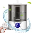 thumbnail image 1 of SANGKEE Humidificador Ultras&oacute;nico, Difusor de aceite esencial de 2.8L con Pantalla LED y Control Remoto, Sincronizaci&oacute;n de 8 Horas, 3 Modos de Niebla, Apagado Autom&aacute;ti, 1 of 8