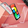 thumbnail image 2 of FITO For Google Pixel 5 Case, Phone Case with Screen Protector and Kickstand (Pink), 2 of 7