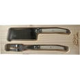 thumbnail image 3 of Clermont Coutellerie Dishwasher Safe Stainless Steel 2-Piece Cheese Set, Shiny Cream Handle, 3 of 3