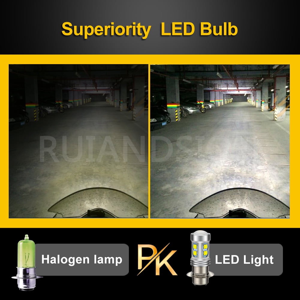 Ruiandsion H6M (P15D) Motorcycle Headlight LED Bulb 6000K