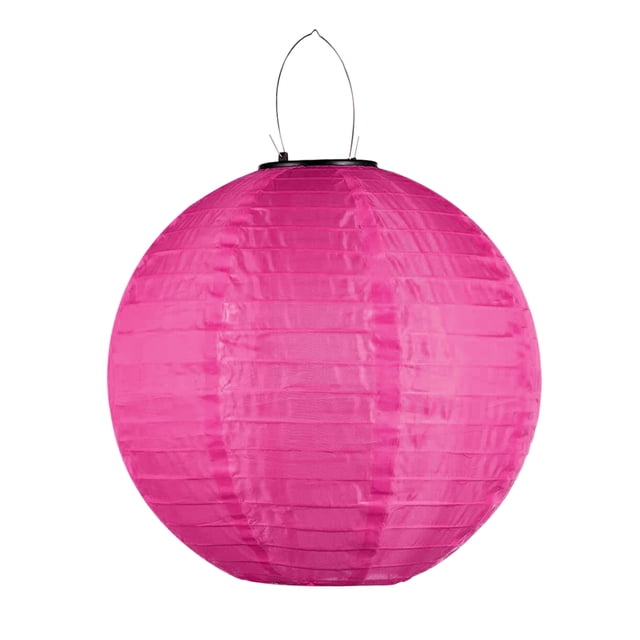 Yeacher Solar Operated LEDs Outdoor Lantern Hanging Light Decorative Lantern 300mm/ 12inches IP65 Water Resistance