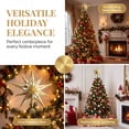 thumbnail image 3 of Clearance!! 3D Star Christmas Tree Topper Mirror Finish Holiday Decoration for Festive Cheer, 3 of 8