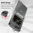 thumbnail image 4 of Allytech for Motorola Razr 2022 Hinge Case, Luxury Shockproof Rubber Case with Folding Pen Holder Anti-Fall Protective Cover for Motorola Moto Razr 2022 5G 6.7", Clear, 4 of 9