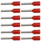thumbnail image 1 of Terminal De Extremo De Cable De Pasador Aislado, Terminales De Virolas De Alambre Cobre Duradero + PVC Para Electrodomésticos ANGGREK E1010, 1 of 8