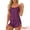 Deep Purple, variant on DARING DIVA Women's Satin Cami Short Sleepwear Silky Pajamas Sets Black XS