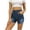 *1-Blue, variant on VBVC Women's Flap Pockets Cargo Jean Shorts , High Waisted Slim Fit Denim Shorts For Women,Ladies' Casual Summer Shorts with Pockets,Army Green,S-2XL