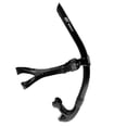 thumbnail image 1 of Natación Nadador Entrenamiento Buceo Snorkel Boquilla suave -Válvula de purga Negro Cola Centro de natación Snorkel, 1 of 8