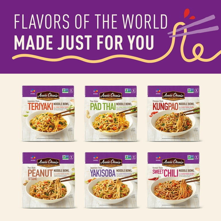 Annie Chun's Korean Style Sweet Chili Noodle Bowl, 8.0 oz