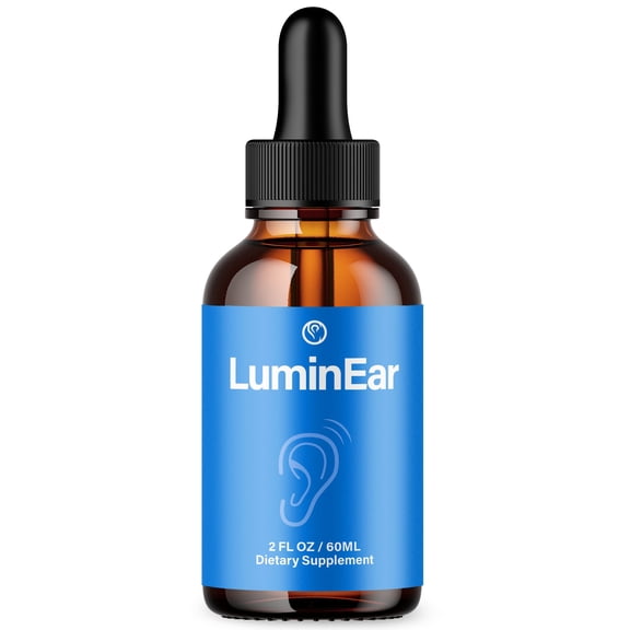 LuminEar Ear Health Support Drops Natural Formula Healthy Hearing Supplement Lumin Ear 30 Servings