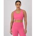 thumbnail image 6 of Hanes Moves Women's Crop Sports Bra, Racerback Pink Pedestal XS, 6 of 10