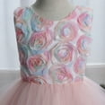 thumbnail image 5 of Toddler Girl Dresses Kids Formal Dresses for Girls Pink Dress for Girls Party Dress Girls Children's Day Outfit 1-2 Years, 5 of 6