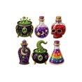 thumbnail image 2 of 6 Pcs DIY Halloween Pearl Diamond Art Painting Fridge Magnet,Pearl Art Magnetic Sticker Craft Kit for Adults & Beginners, Refrigerator Whiteboard Kitchen Home Decor & Spooky Gift,C, 2 of 5