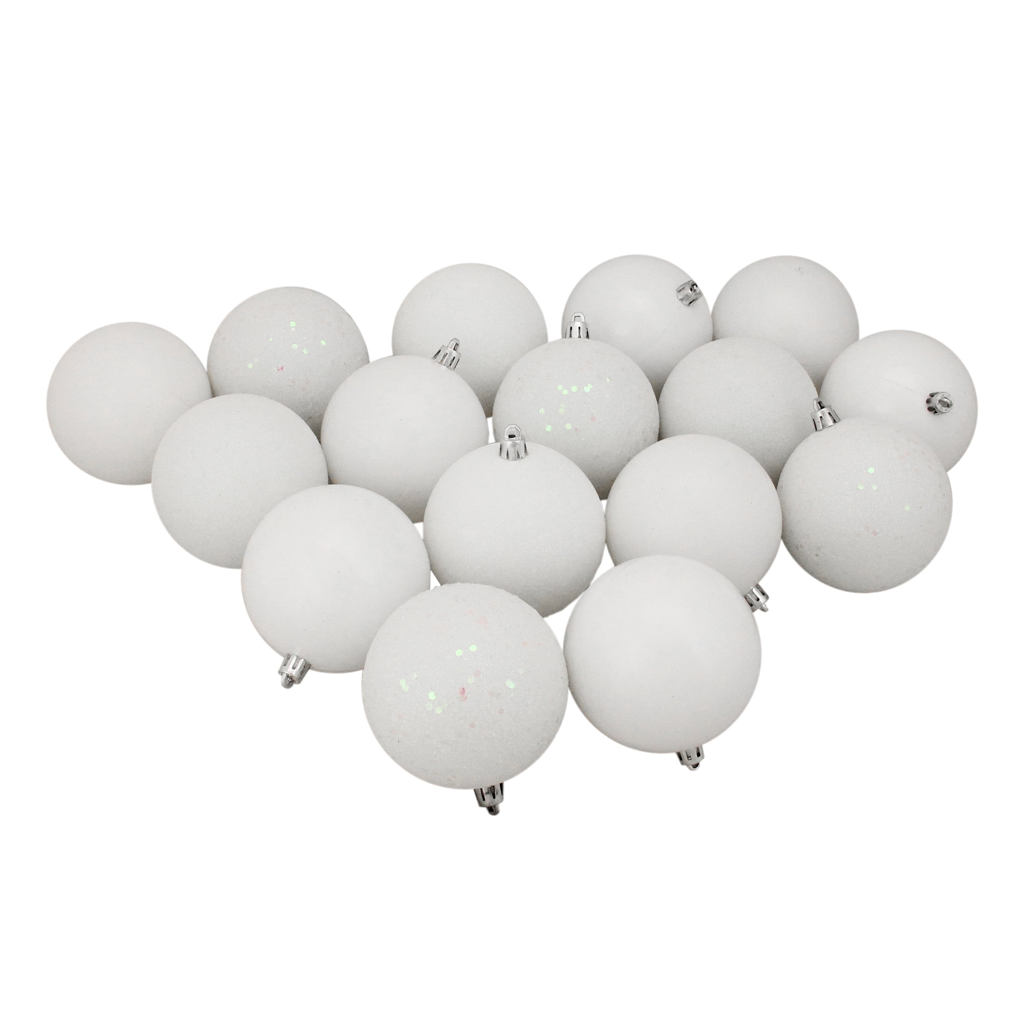White Christmas Ball Ornaments 