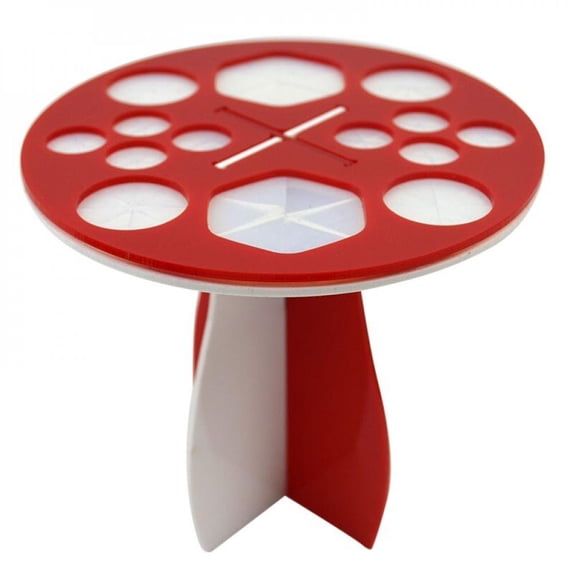 Makeup Brushes Drying Holder Stand Hang Tools Acrylic Makeup Foundation Cosmetic Tree Dry Brushes Hole