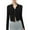 Black, variant on Womens Long Sleeved Training Suit Stand Up Neck Double Pocket Yoga Coat Double Headed Zipper Sports Tops