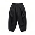 thumbnail image 4 of Levmjia Women High Waisted Jogger Pants Cuffed Ankle Length Casual Lounge Pants with Pockets Solid Color Elastic Waist Trousers, 4 of 6