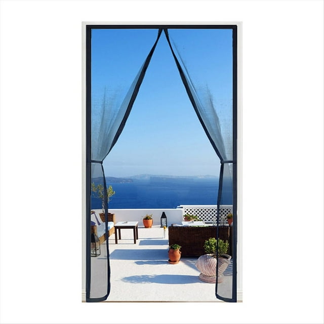 Mosquitera Magnética para Puerta, Cortina con Automático para Cocina, Interior y Sala de Estar, 85 X 210 cm.
