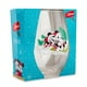 thumbnail image 2 of Copa de vino Silver Buffalo Disney Mickey Minnie Christmas, 2 of 8
