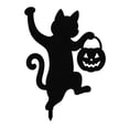 thumbnail image 2 of Halloween Garden Garden Stake,Metal Cat Pumpkin Stake,Outdoor Yard Silhouette Ornament for Backyard Lawn Arrangement and Holiday Horror Party Decor, 2 of 5