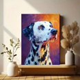 thumbnail image 6 of Dalmatian Dog Oil Painting Canvas Print Wall Art for Living Room Bedroom Office Hallway Kitchen Cafe Home Decor, 6 of 8