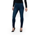 thumbnail image 1 of Bluberry Women's Slim Fit Pull-On Jeans, Indigo Rinse, 1 of 6