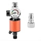 thumbnail image 1 of Regulador de Compresor de Aire y Separador de Agua con Manómetro de 140 PSI, Filtro de 1 Micrón, NPT de 1/4 de Pulgada, Válvula de Drenaje con Botón Pulsador, 1 of 5