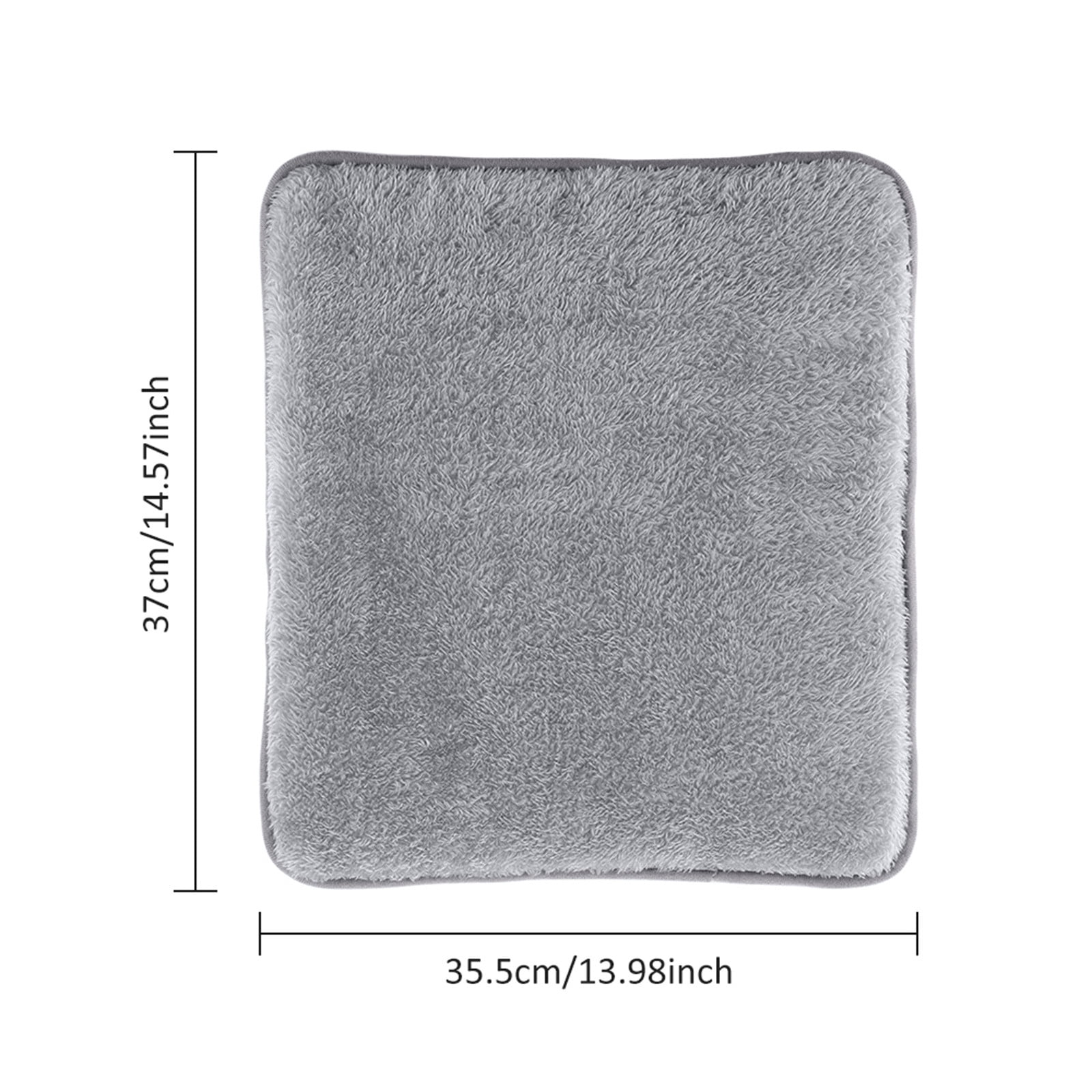 Multifunctional Heating Pad Gray Seat Cushion Warmer Office Winter Warmth