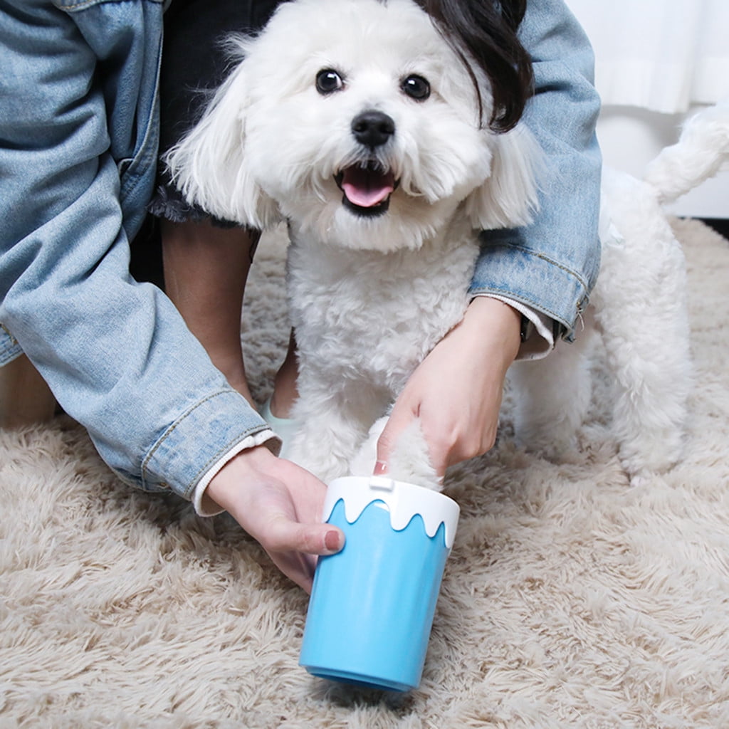 〖Follure〗New Dog Paw Cleaner Pet Cleaning Portable Brush Cup Dog Foot
