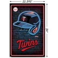 thumbnail image 4 of MLB Minnesota Twins - Neon Helmet 23 Wall Poster, 22.375" x 34", 4 of 4