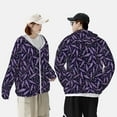 thumbnail image 4 of Lsque Lavender Flowers UPF 50+ Lightweight Sun Protection Men's Women's Long Sleeve Shirt, Hoodie Performance -Large, 4 of 9
