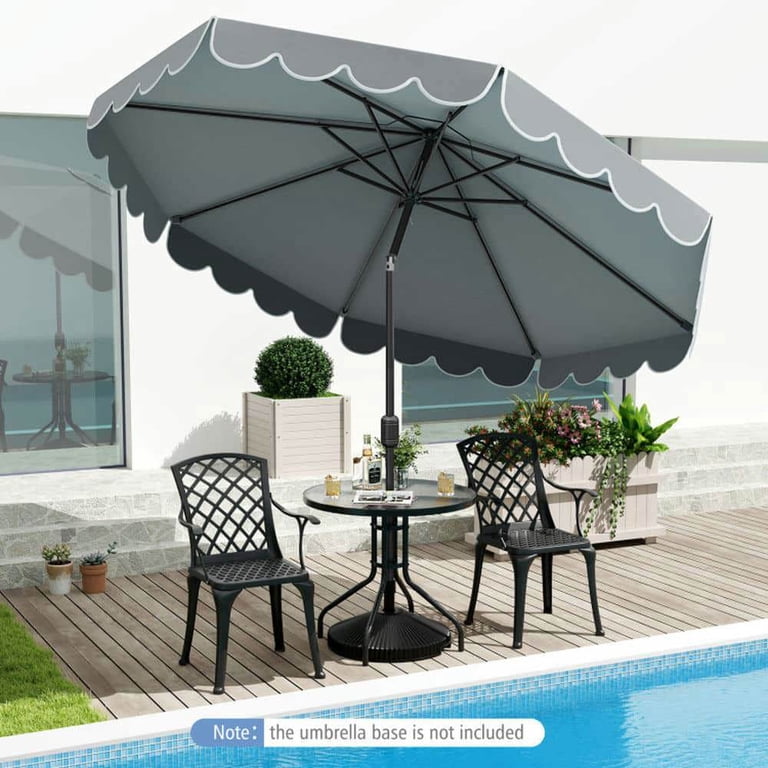 crate and barrell patio umbrella 10' Sunbrella Stone Square Cantilever Outdoor Patio Umbrella + Reviews