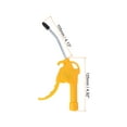 thumbnail image 2 of REGALWOVEN 1Pc High Pressure Air Blow Gun Tool with Angled Nozzle Yellow, 2 of 5