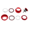 thumbnail image 3 of Auriculares De Engranaje Fijo Con Rodamiento Sellado De Bicicleta De Monta?a Con Tapa Superior 34 Mm Rojo Sunnimix Auriculares de bicicleta, 3 of 8