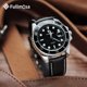 thumbnail image 3 of Correa de cuero para reloj de mujer y hombre, correa de repuesto de la serie Axus, de piel de becerro auténtica con cierre de metal de acero inoxidable de 22 mm, 3 of 5