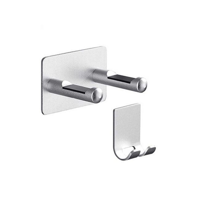 Soporte para secador de pelo, soporte de pared de aleación de aluminio para baño, estante para secador de pelo, ahorro de espacio, organizador Almacenamiento y organización del hogar Plata Bearachild HA066259-01