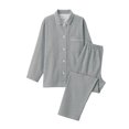 thumbnail image 5 of Pijamas de franela para el hogar de buena calidad, de algodón de color sólido, para parejas, gruesos, de otoño e invierno, sencillos y lisos, 5 of 5