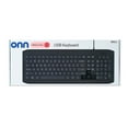 thumbnail image 3 of onn Wired Usb Keyboard Internet Keys Usb-A Standard Keyboards with Usb Computer Keyboard, Gray, 1 Pack, 3 of 9